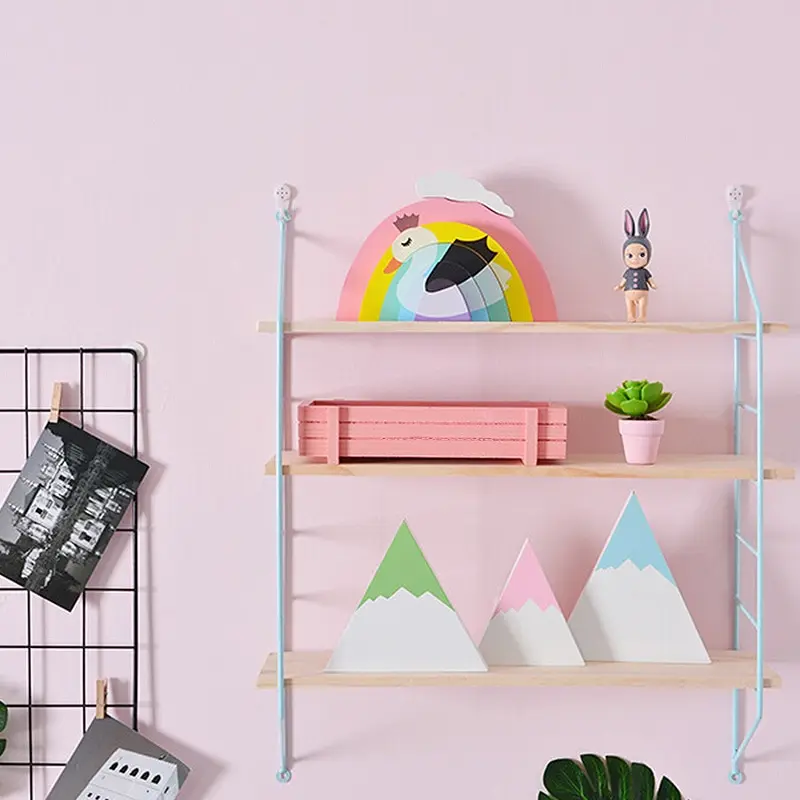 1 шт. металлическая настенная полка Настенный декор для детской комнаты