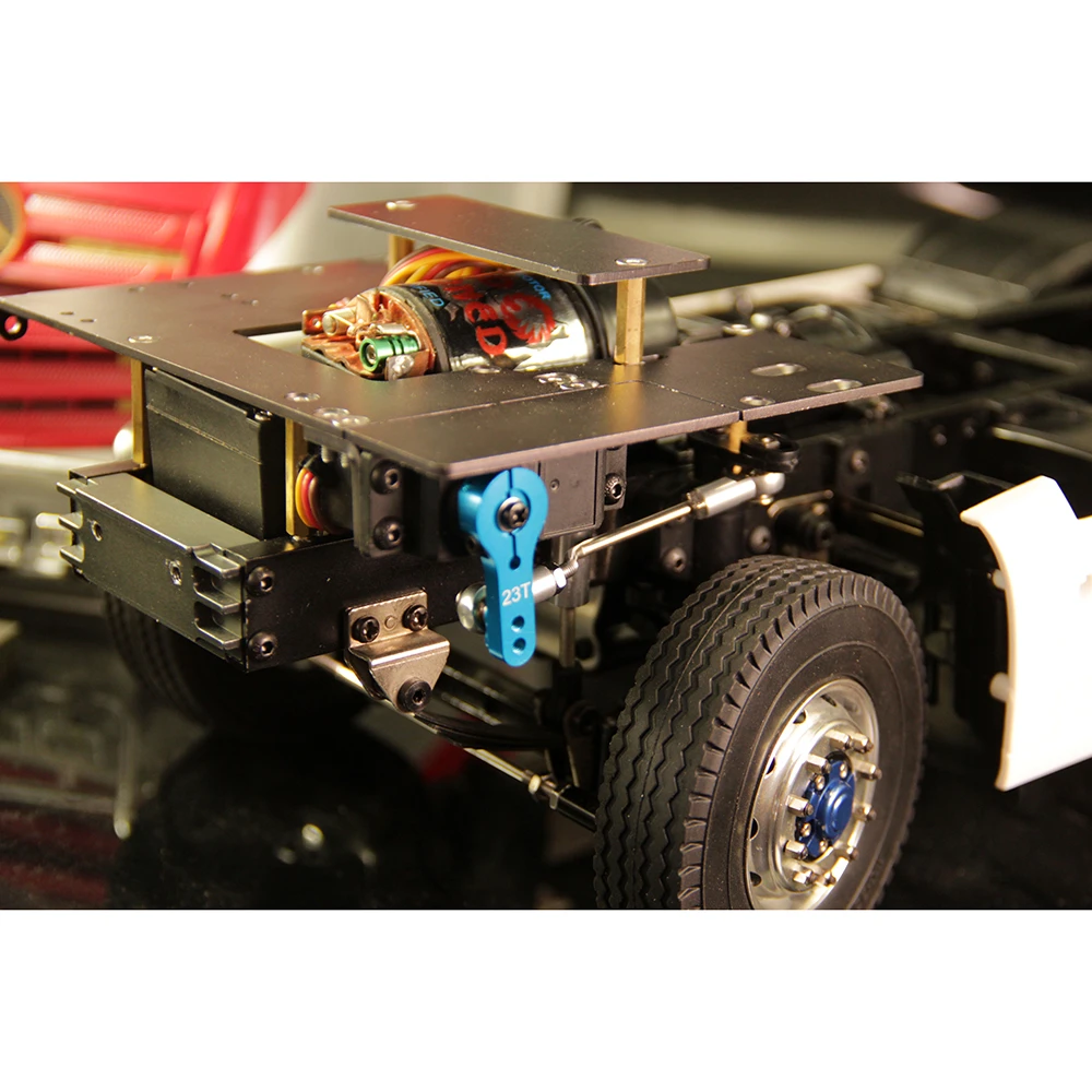 Металлический напольный привод для 1/14 Tamiya RC Truck самосвал Scania Actros MAN 620 1851 3363