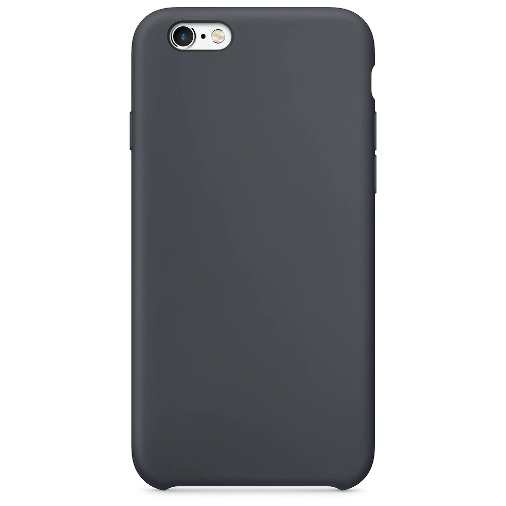 Charcoal Gray Роскошный официальный силиконовый чехол для телефона с логотипом для Apple iPhone 7 8 6 s 6S Plus чехол для iPhone XR X XS 11 Pro Max получехол iPhone 6Plus 6sPlus 7Plus 8Plus XSMAX 11ProMax 11Pro LOGO - Цвет: Charcoal Gray