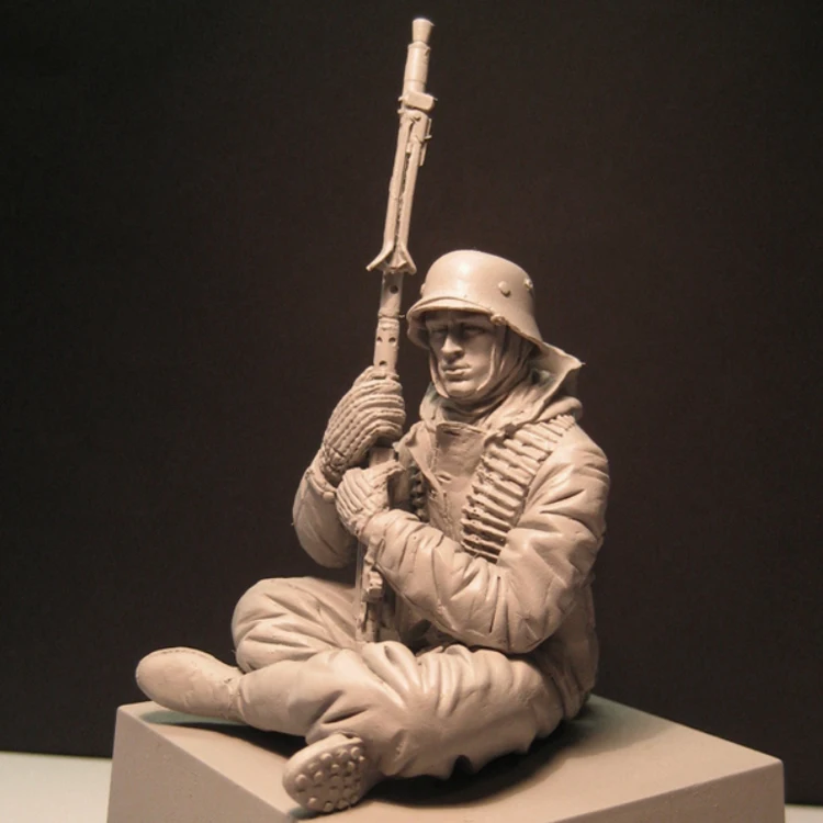 

Набор из смолы 1/16, модель, фигурка солдатика из ГК, танк-солдатика, сидя, военная тема Второй мировой войны, без покрытия, без цвета