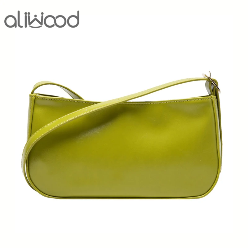 

Aliwood бренды Масло воск повседневная женская кожаная сумка новое поступление сумки на плечо ездить свободно сумки для багета в винтажном сти...