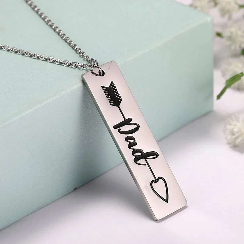 Ожерелье Teamer Family с подвесками для женщин и мужчин ожерелья бирками из