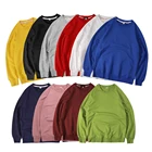 Однотонная Толстовка на осень и весну, тонкая толстовка в стиле Харадзюку для мужчин и женщин, повседневный пуловер с длинными рукавами для мужчин и женщин, MWW242