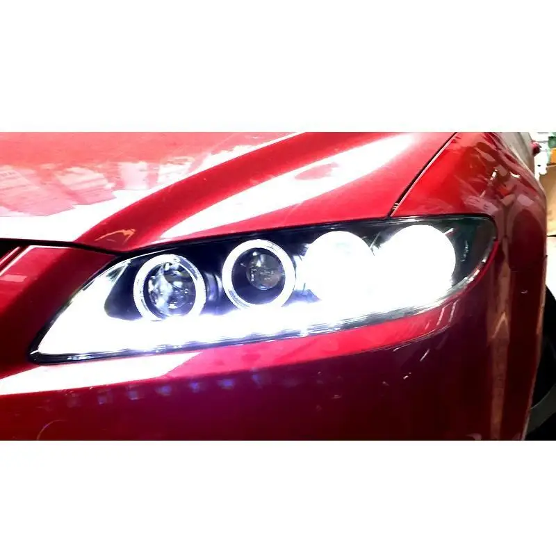 Запчасти для стайлинга фары Luces Led Para авто освещение 04 05 06 07 08 09 10 11 12 13 14 15 Mazda 6|Фара