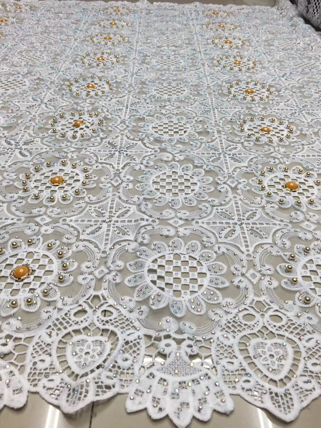 Новый дизайн африканская французская кружевная ткань Высокое качество Нигерия