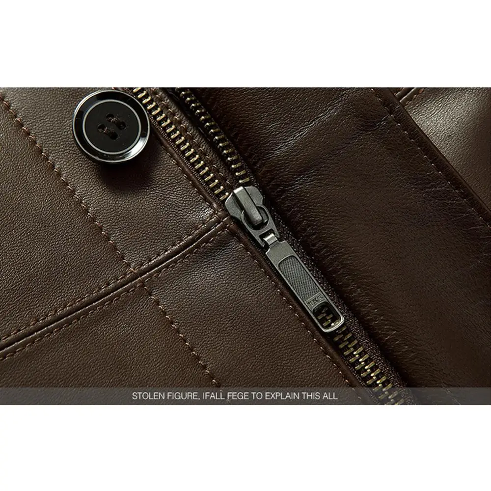 Мужская норковая шуба Denny&ampDora куртка из овечьей кожи повышает защиту от ветра и