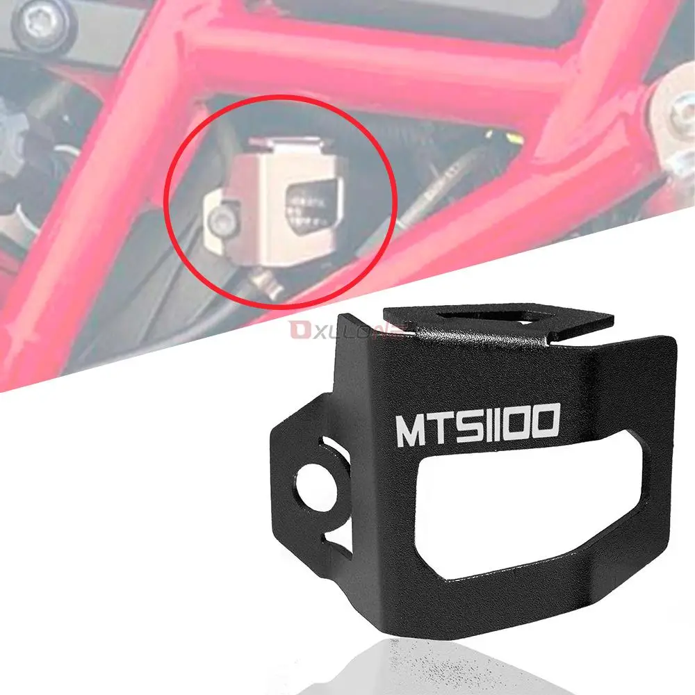 

Motorcycle Brake Pump Fluid Reservoir Guard Protector Cover For Ducati MTS 1100/1200 1100S/1200S Multistrada 1100S LOGO MTS1100