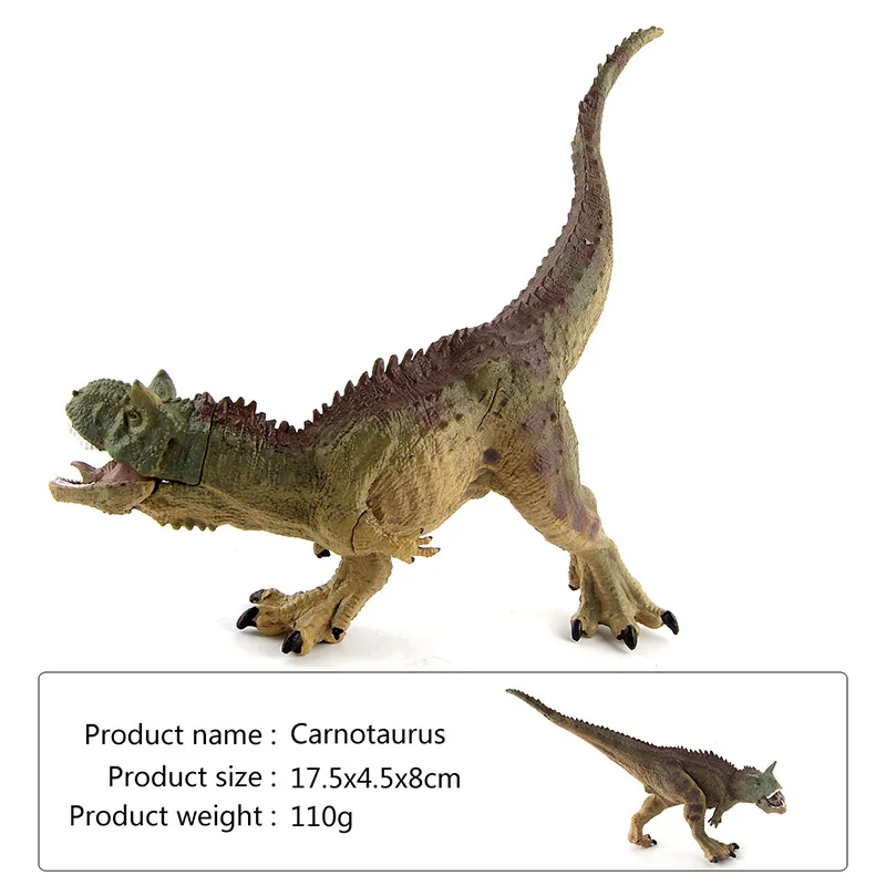 Большой Giganotosaurus динозавр Юрского периода Моделирование игрушка модель мягкая ПВХ пластик ручная роспись игрушки животных для детей Рождественский подарок - Цвет: JZD044