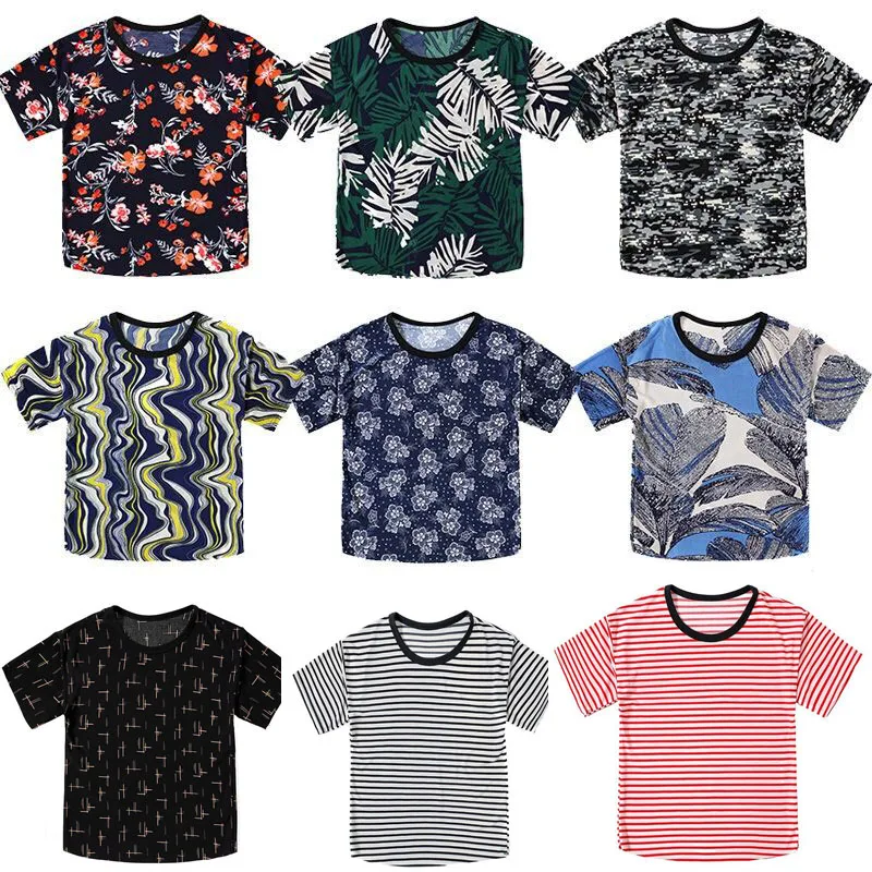 Детские футболки детская летняя одежда топы для девочек пуловеры маленьких