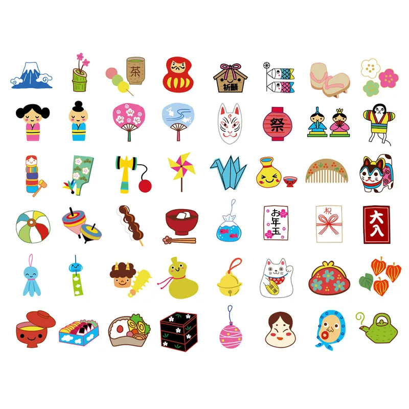 1 шт. традиционные японские девушки Декор милые эстетические пули журнал