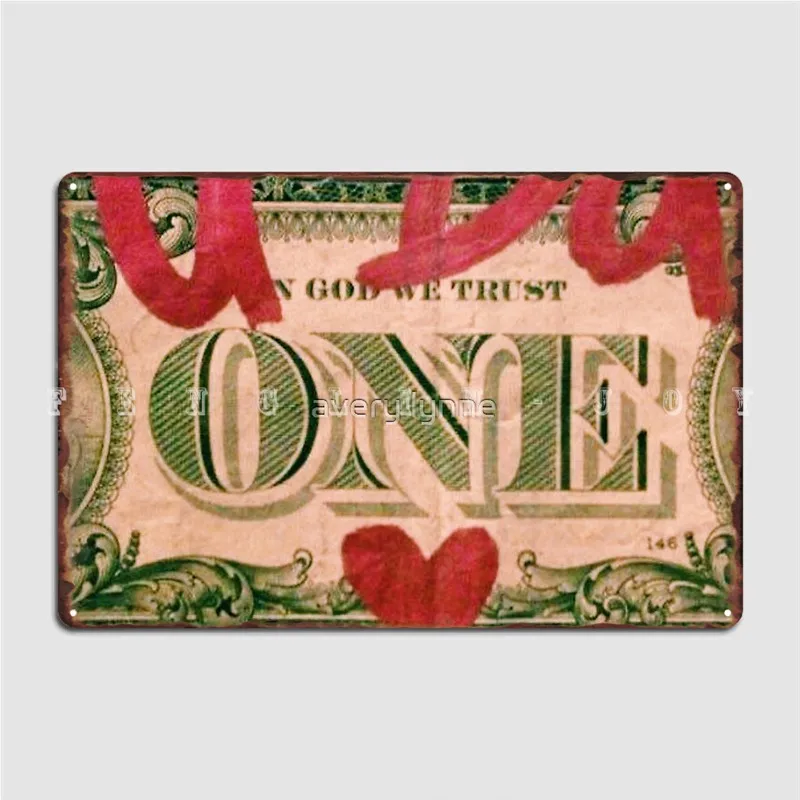 

U Da One Metal Sign Wall Mural Pub Garage Vintage Wall Decor Tin Sign Poster