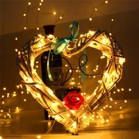 100pcs 3m led string lights copper wire fairy lights 2m night light for christmas garland room bedroom indoor wedding decoration