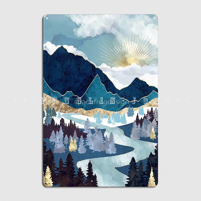 

Металлический плакат в стиле долины восхода солнца клуба бара печать на стене Декор жестяной плакат