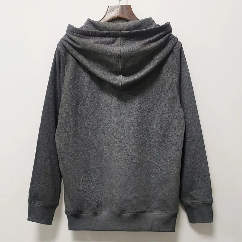 

CODE 70 Men's pullover hooded sweater autumn and winter loose jacket open chest sweater fashion all-match