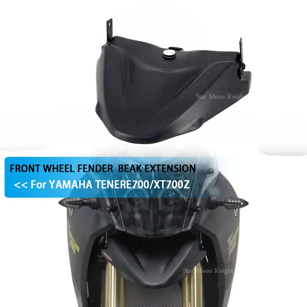 

TENERE700 переднее колесо верхняя крышка Hugger брызговик удлинитель для носа черный для Yamaha Tenere 700 XT700Z XTZ 700 T7 T700
