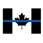 Флаг с синей линией Канады Xiangying, 90x150 см