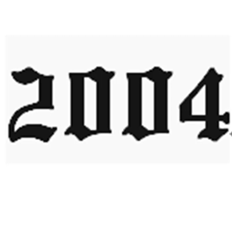 2004 Год, ожерелье из нержавеющей стали для женщин, ожерелье с цифрами на заказ, ювелирные изделия на заказ, ожерелье с цифрами на год, воротник de Moda - Окраска металла: 2004