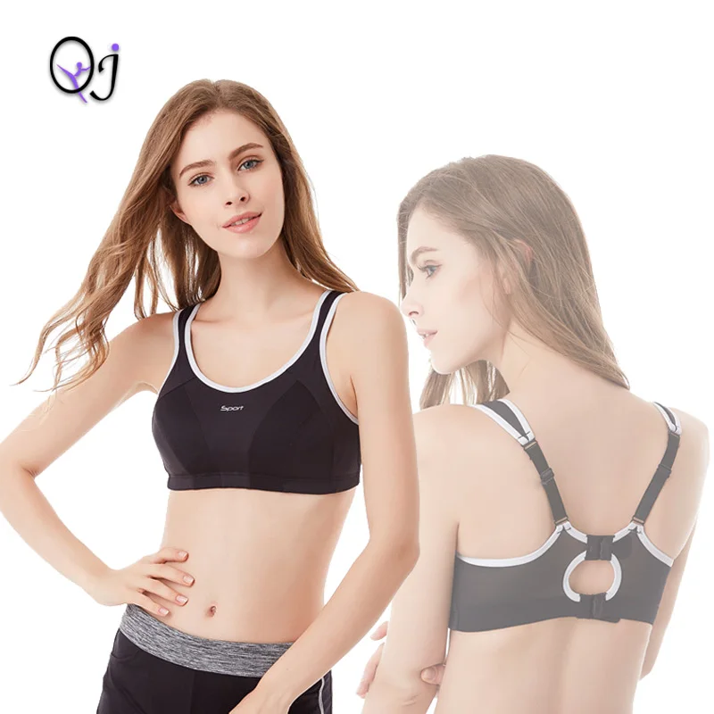 

Womens High Impact plus big size Active Sports Bra Non Padded Underwear Maximum Control Wireless Running Workout 40 E F G CUP