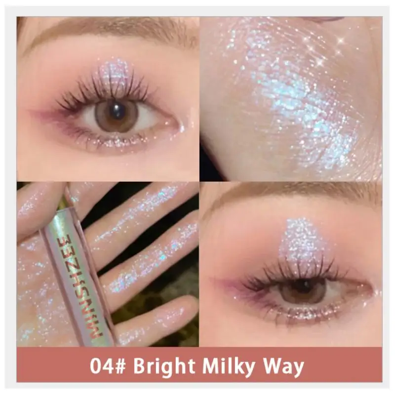 

1Pc Shimmer Vloeibare Eyeshdow Glanzend Waterdichte Glitter Oogschaduw Make-Up Metallic Eye Liner Pen Eye Beauty Party Makeup