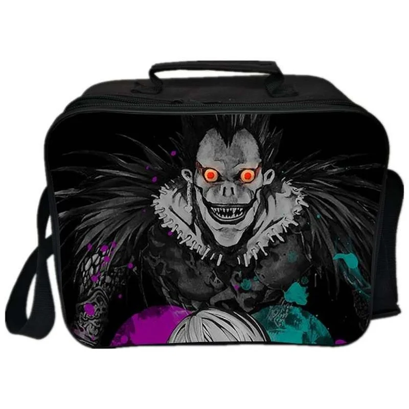 

Портативные термальные Ланч-боксы Death Note с 3d принтом, мужская и женская сумка для хранения, Ланч-бокс с термоизоляцией, студенческий Ланч-бок...