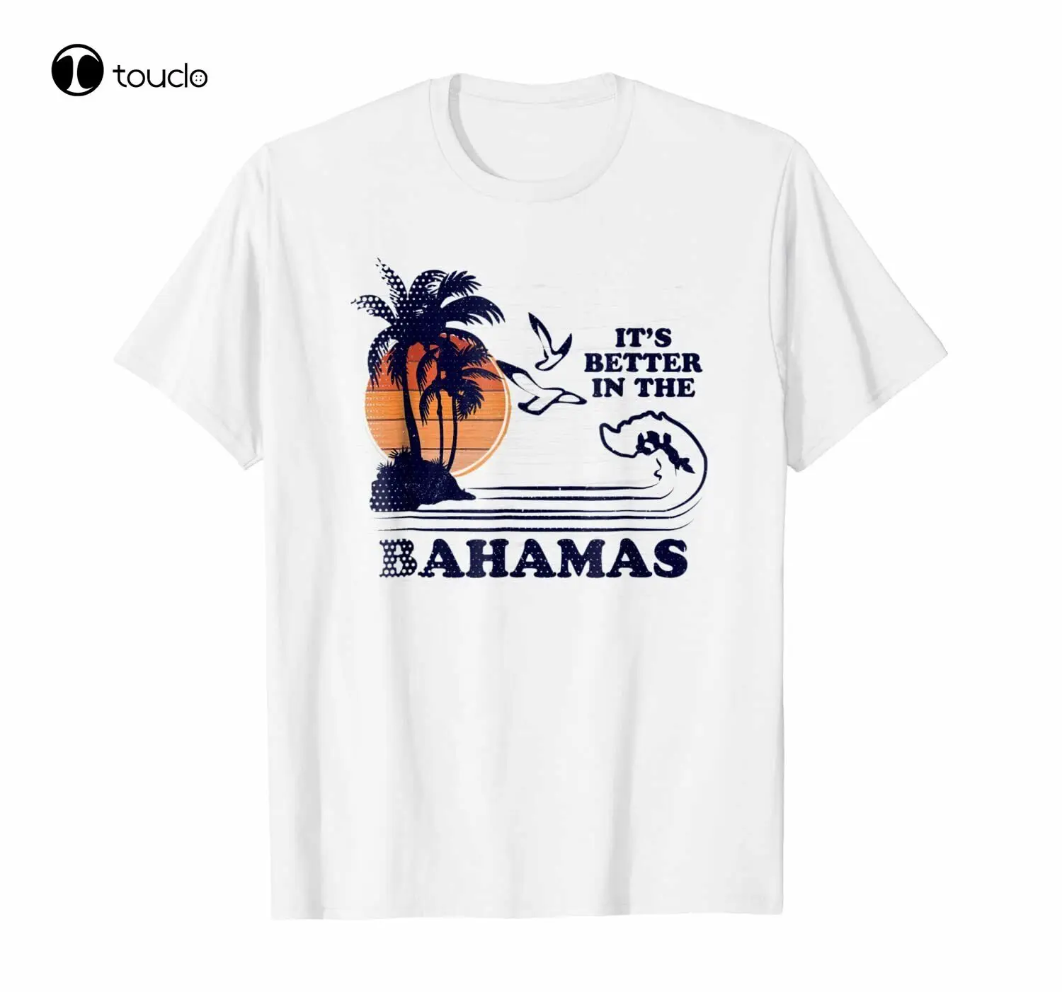 Новинка футболка на Багамских Островах подарок унисекс из искусственного хлопка