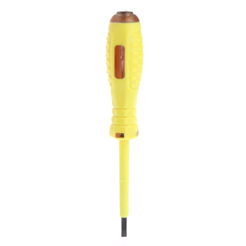 

100-500V Voltage Detector Slotted Screwdriver Electric Tester Test Pen LED Light