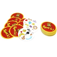 classical red spot board games 70mm matching symbol nursery family party game for kids education enjoy it card game