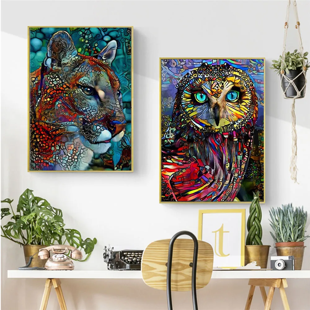 5D полноразмерная алмазная живопись сделай сам цветной мультяшный рисунок