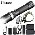 Головная часть тактическая светодиодная вспышка светильник XM-L2 U3 фонарь с приближением, Алюминий USB Перезаряжаемые 18650 или AAA Батарея фонарик для велосипеда светильник