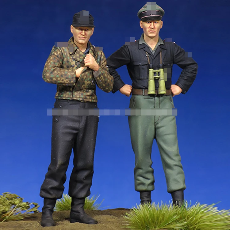 

1/35 панзер набор команды, Смола Модель солдата GK, военная тема Второй мировой войны, разобранный и Неокрашенный набор