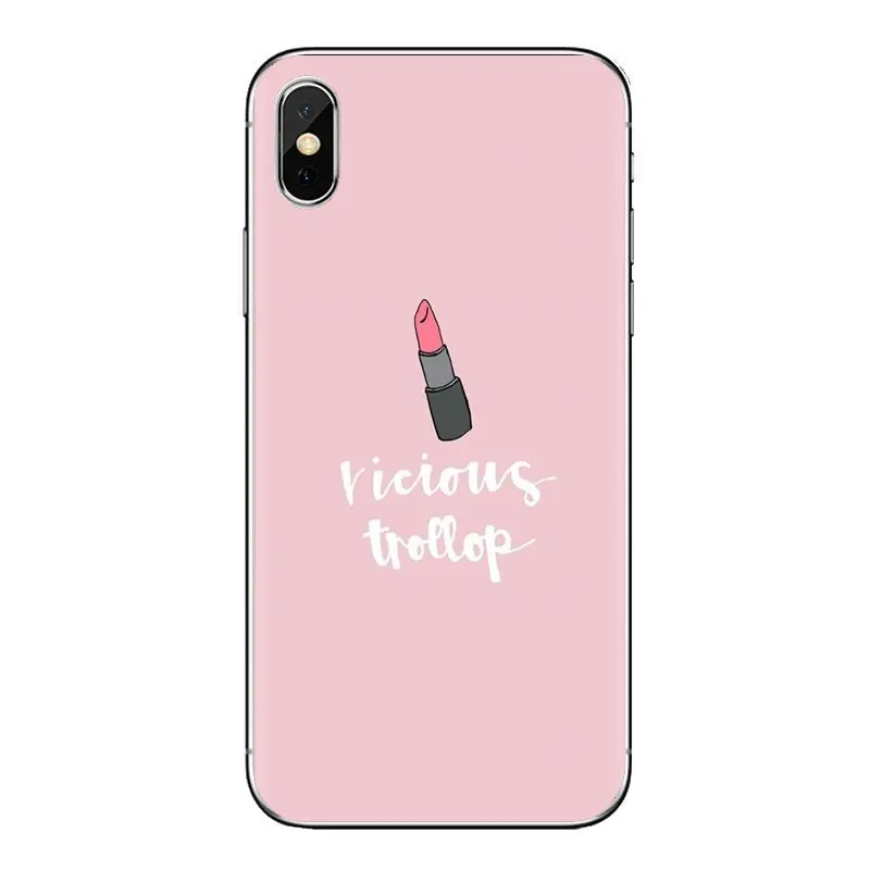 pink sexy lipstick For Samsung Galaxy J1 J2 J3 J4 J5 J6 J7 J8 Plus 2018 Prime 2015 2016 2017 Transparent Soft Cases Covers |