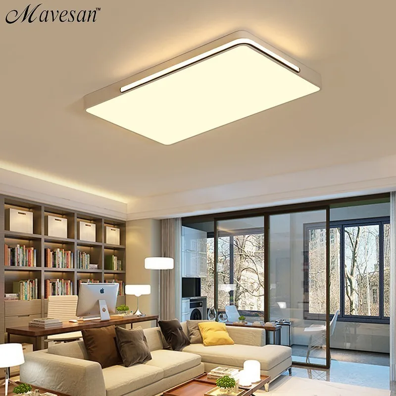 Новые акриловые потолочные светильники с поверхностным креплением для спальни