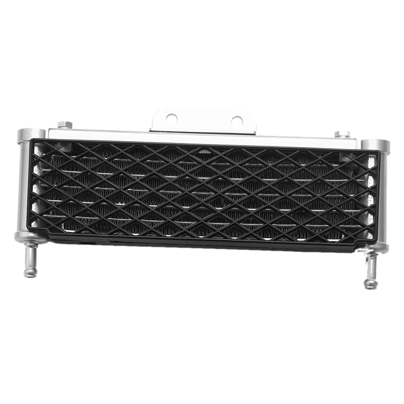 Motorcycle Oil Cooler 4 Rows Mesh Big Size With 10Mm Tubling For 50Cc-160Cc Modify Oil-Cooled Engines Pit Dirt Bike | Автомобили и