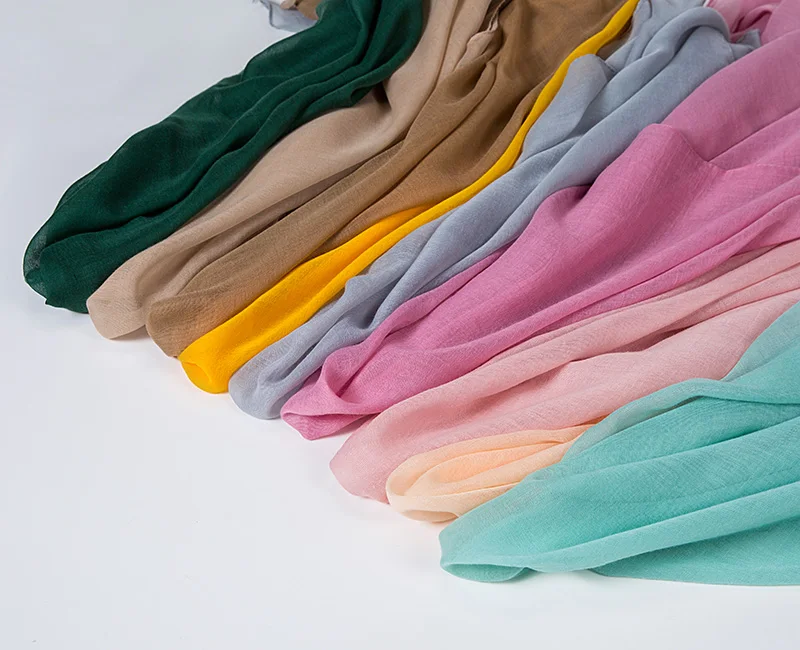 

10Pcs/Lot Cotton Viscose Soft Hijab Scarf Solid Color Muslim Long Shawls Wrap Malaysian Headscarf Pashmina Foulard Femme