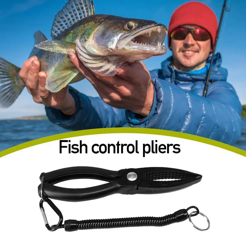 

ABS Fishing Pliers Anti-lost Rope Control Fishing Pliers Light And Easy To Carry Corrosion-resistant Non-slip Handle