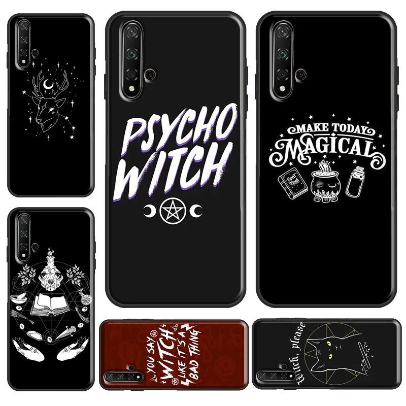 Волшебный чехол Witch Witchcraft для Huawei Nova 5T Y6 Y7 Y9 2019, чехол для Honor 50 Pro 9 10 20 Lite 8X 9X 10i Coque