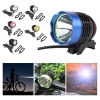rechargeable lamp with silicone straps bicycle lights bicycle accessories led bike front lights usb powered bicycle lights