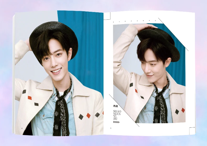 New Xiao Zhan Wang yibo Times film magazine Painting Album Book The Untamed Figure Photo Poster Bookmark Star Around | Канцтовары для