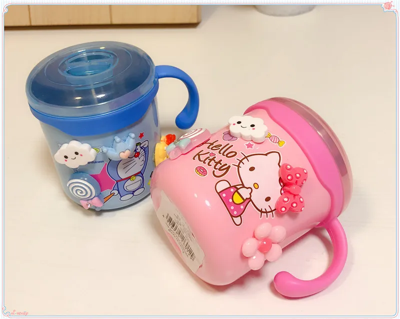 Мультяшная Термокружка детская теплая чашка для воды из нержавеющей стали