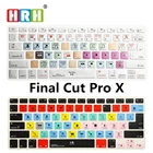 HRH прочный силиконовый защитный чехол для клавиатуры Macbook Air Pro Retina 13 15 17 выпуска