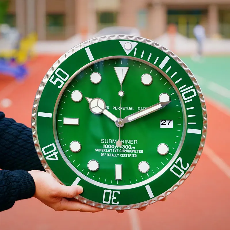 Luxury Brand Design Metal Art Watch Clock Luminous Function Top Quality Home Decor Wall Clocks with Corresponding LOGO | Дом и сад