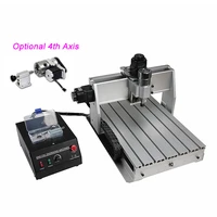 4 axis cnc 3040z dq wood engraving cutter machine ball screw trapezoidal screw 3d cnc router engraver 4030