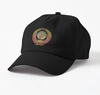 coat of arms of the soviet union vintage distressed print cap adult outdoor sun protection baseball caps