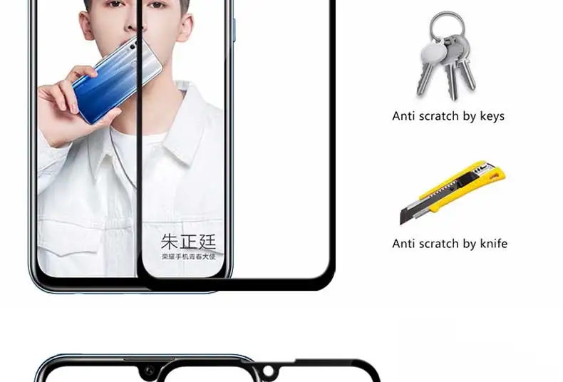 9D полное покрытие из закаленного стекла для Huawei Honor 8 9 10 Lite V9 V10 V20 Защитная пленка для экрана Honor 8X 9i 10