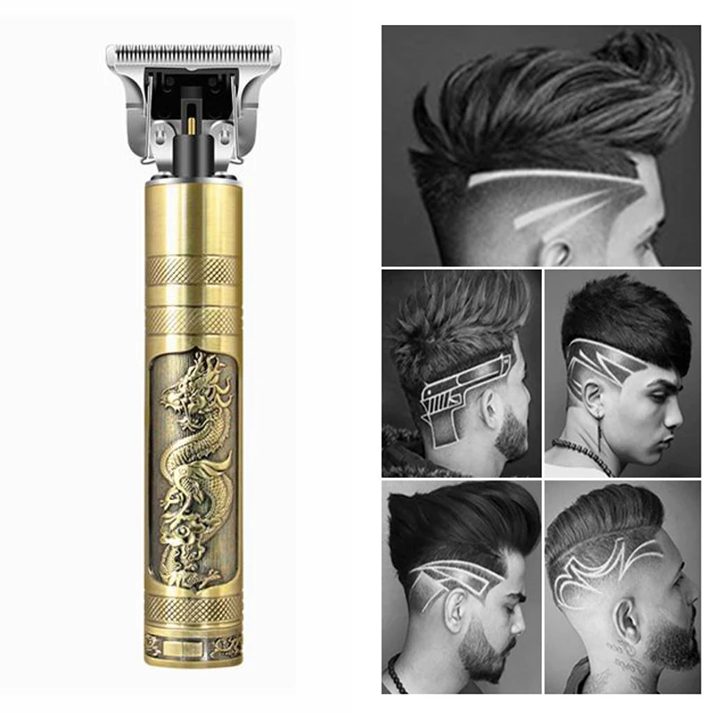 Профессиональная Парикмахерская Машинка для стрижки волос Kemei перезаряжаемая