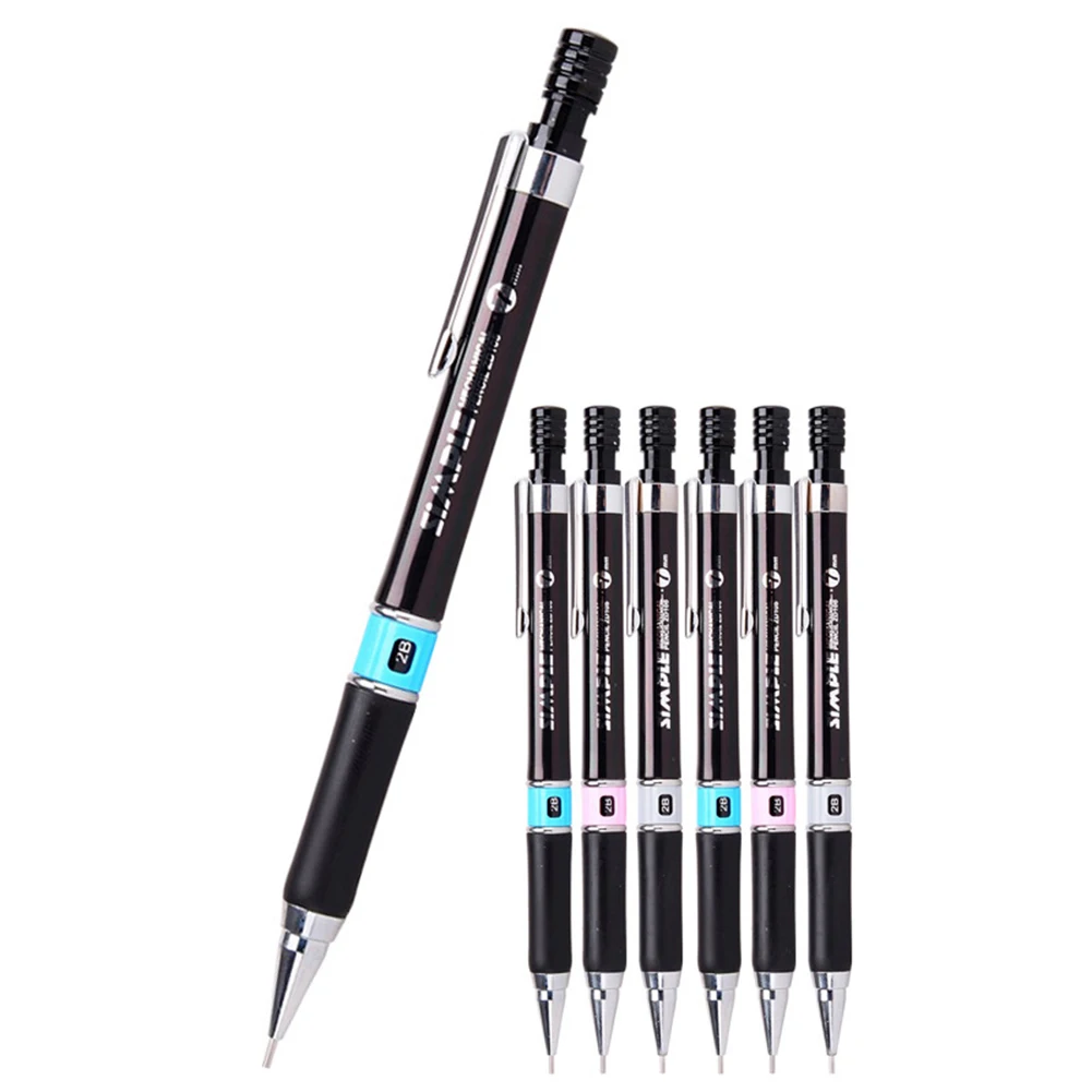 

12pcs HB Automatic Mechanical Draughting Pencil 0.3mm Smooth Writing Ergonomic Rubber Grip Stationery Gifts for Students