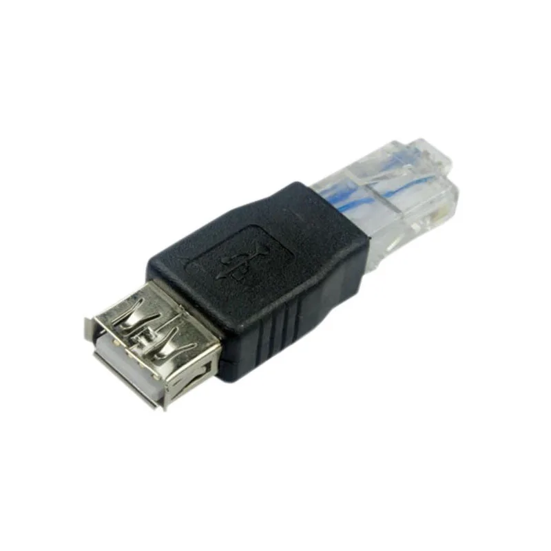Network Interface RJ45 to USB female adapter network cable crystal connector | Электроника