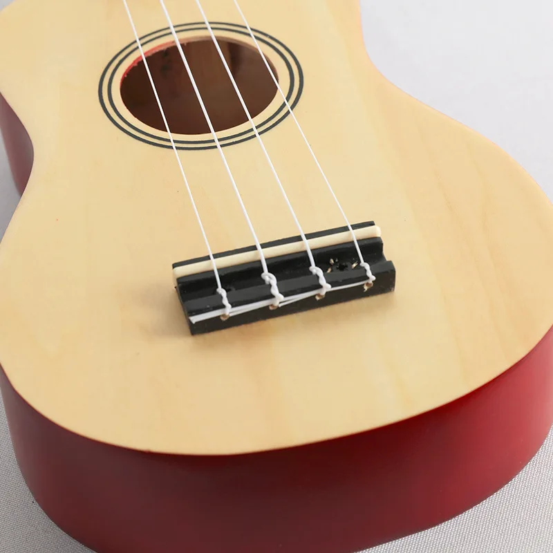 Миниатюрная гитара укулеле с четырьмя струнные Elm детская игрушка 21-дюймового
