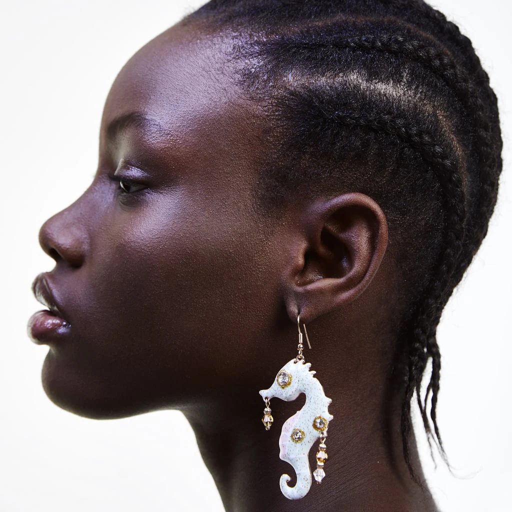 Женские массивные серьги Za этнические висячие в стиле бохо с натуральным камнем