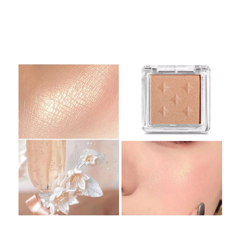 

Face Compact Sculptor Powder Diamond Highlight Glitter Facial Brightening Pearlescent Repair Powder Makeup Contouring